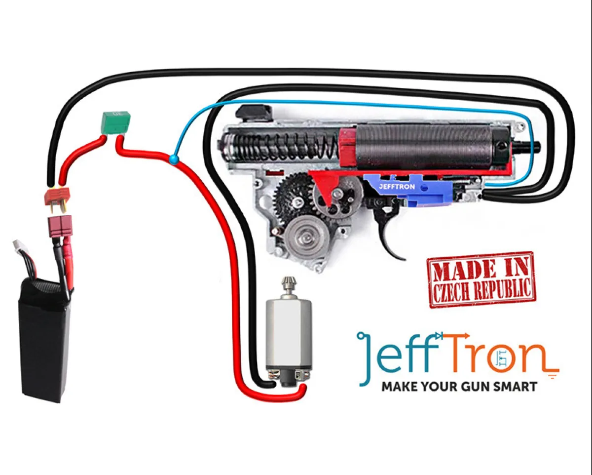 Jefftron Mosfet-Switch-Unit for V3 Gearbox inkl. Rear Wiring